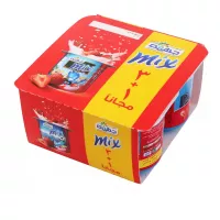جهينه زبادي عرض 3+1 مكس فراولة 105جم