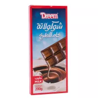 دريم شيكولاته خام حليب 200 جم