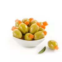 زيتون اخضر محشي جزر 250جم