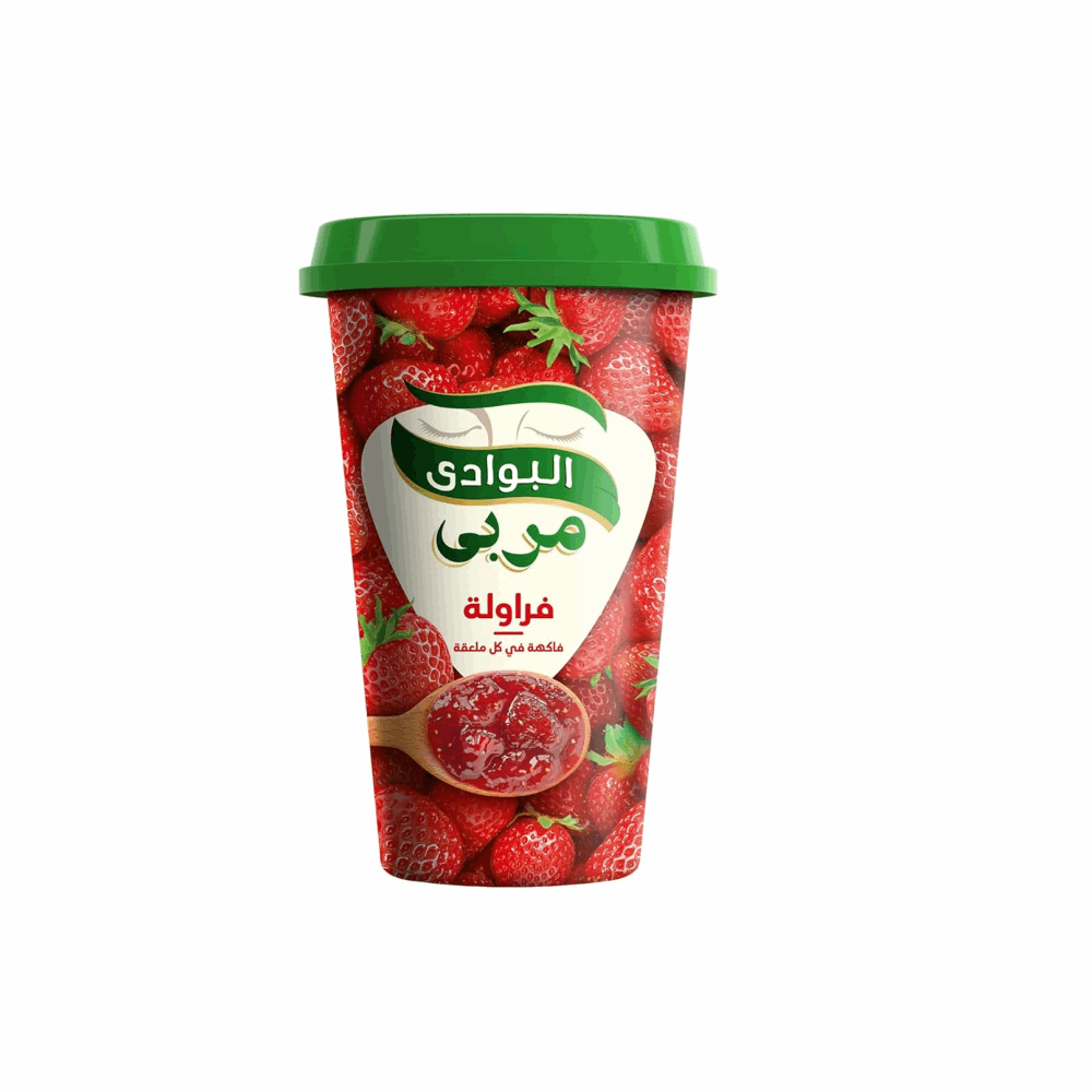 معلبات مربى البوادي مربى فراولة 350 جم