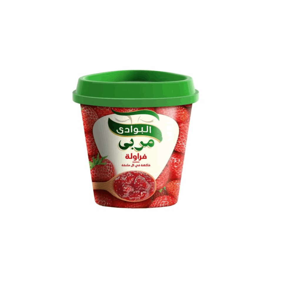 معلبات مربى البوادي مربى فراولة 200 جم