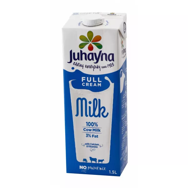 كامل الدسم جهينه حليب كامل الدسم 1.5لتر