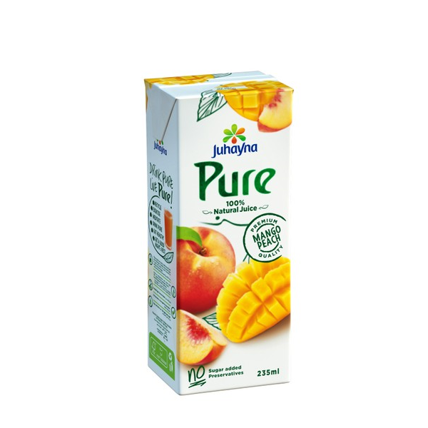 جهينة جهينه بيور مانجو خوخ 235 مل