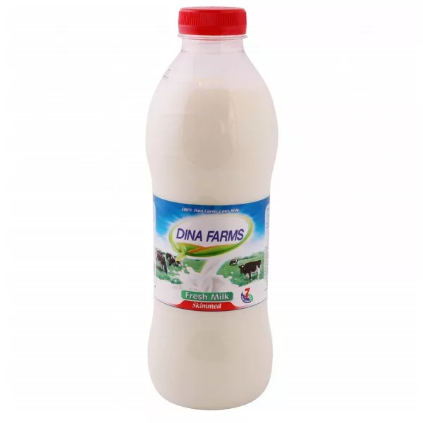 خالي الدسم مزارع دينا حليب خالي الدسم 850مل