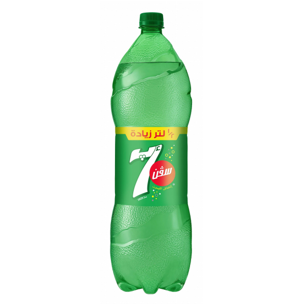 مشروبات غازية سفن اب زجاجه 2.5 لتر