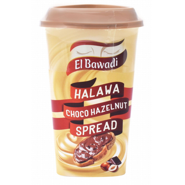 حلاوة طحينية البوادى حلاوه اسبريد شيكولاته وبندق 300 جم