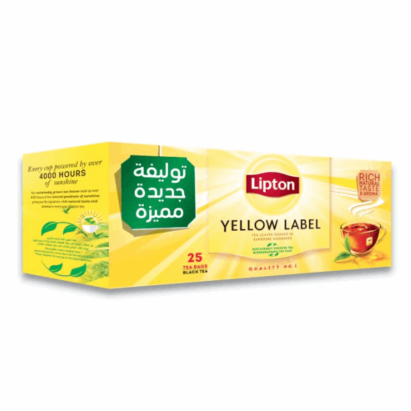 شاي ليبتون شاي 25فتلة