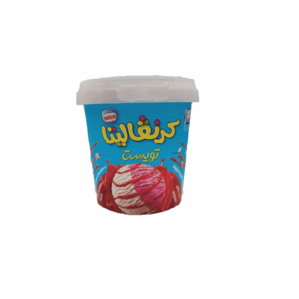 ايس كريم كرنفاليتا كوب ايس كريم 140 جم فانيليا ومانجو