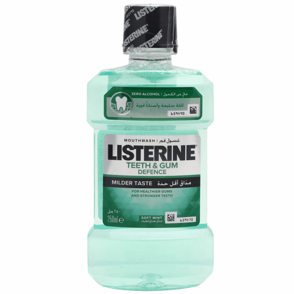 عناية الأسنان ليسترين غسول للفم فلوريد 250مل
