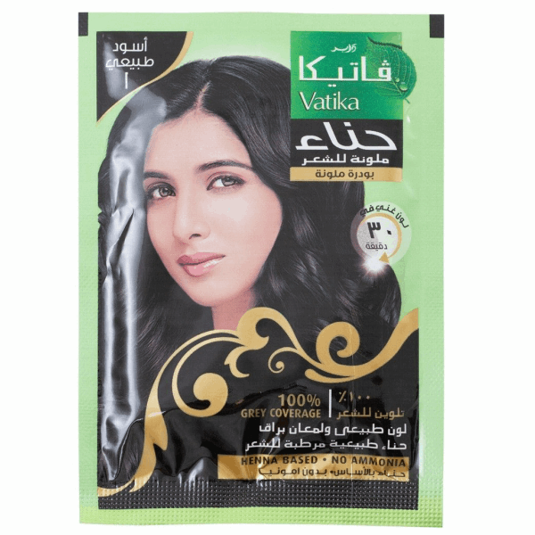 حمام كريم فاتيكا حناء طبيعية اسود 10جم